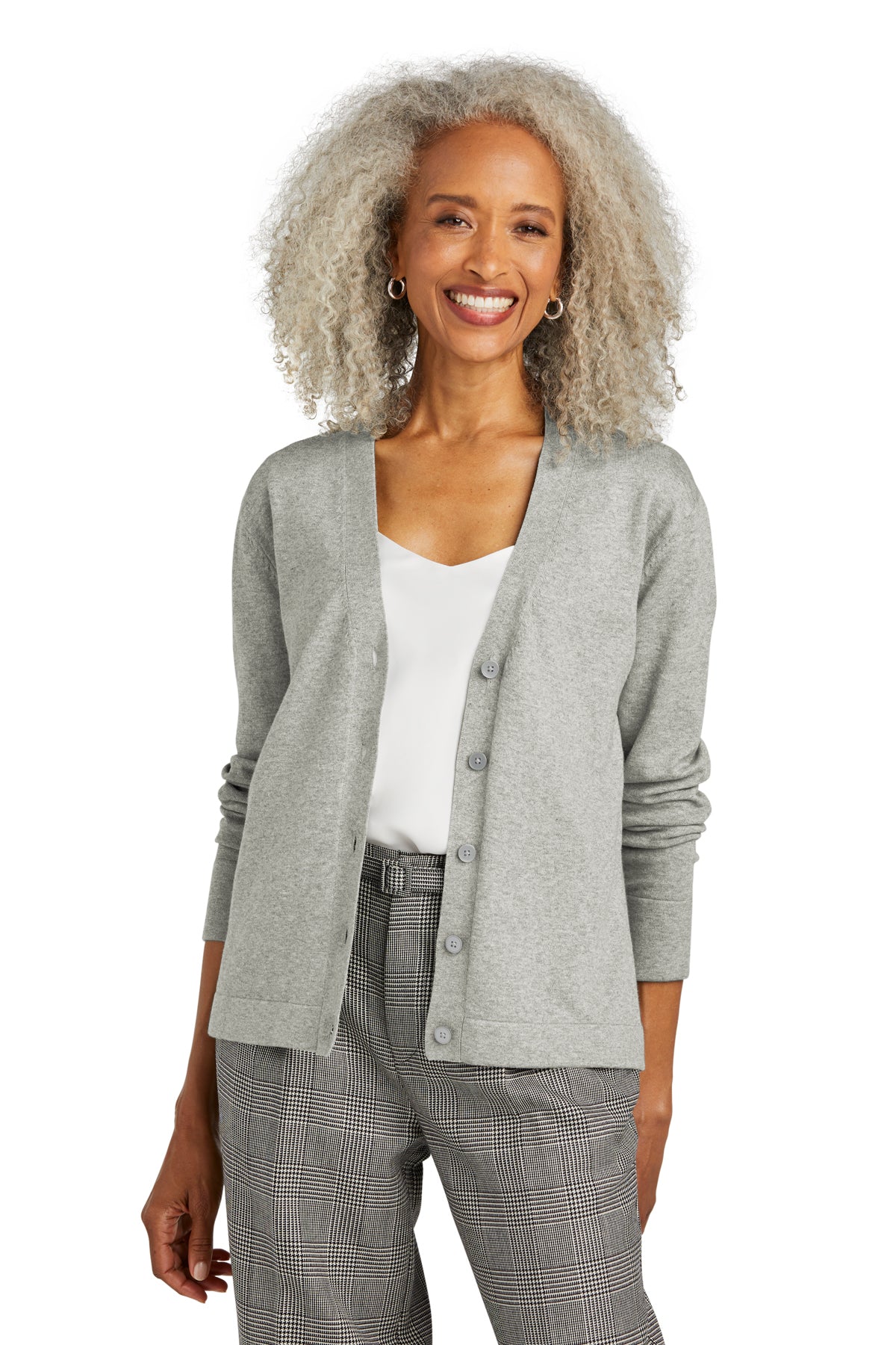 Brooks Brothers® Women's Cotton Stretch Cardigan Sweater – Meyer Najem