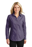 Port Authority® Ladies Crosshatch Easy Care Shirt